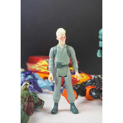 2 - 12 x Playworn circa 80’s action figures to include Kenner The Real Ghostbusters Egon, 6 x Mattel He-... 