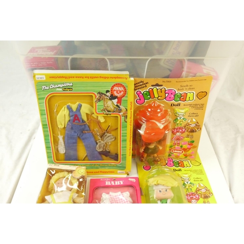 22 - Boxed Pedigree The Champions Anna and Happytime riding outfit, appearing complete, plus 30 x boxed, ... 