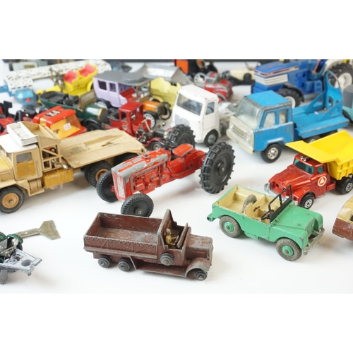 4 - Quantity of circa 1960/70s play worn diecast models to include Matchbox Models of Yesteryear, Dinky ... 