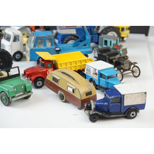 4 - Quantity of circa 1960/70s play worn diecast models to include Matchbox Models of Yesteryear, Dinky ... 