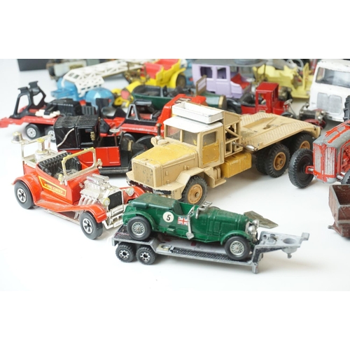 4 - Quantity of circa 1960/70s play worn diecast models to include Matchbox Models of Yesteryear, Dinky ... 