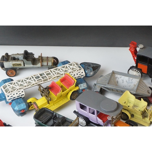 4 - Quantity of circa 1960/70s play worn diecast models to include Matchbox Models of Yesteryear, Dinky ... 