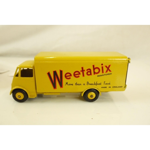 40 - Playworn Corgi diecast Supertoys Guy with Weetabix decals (contempory), in VG condition plus playwor... 