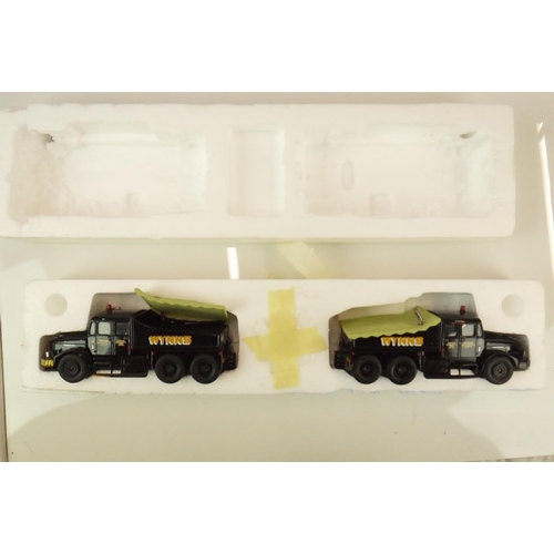 42 - Five boxed diecast haulage models to include 2 x Corgi Scammel Contractors, Esso Road Tanker, Carara... 