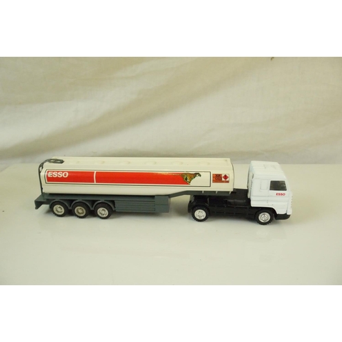 42 - Five boxed diecast haulage models to include 2 x Corgi Scammel Contractors, Esso Road Tanker, Carara... 