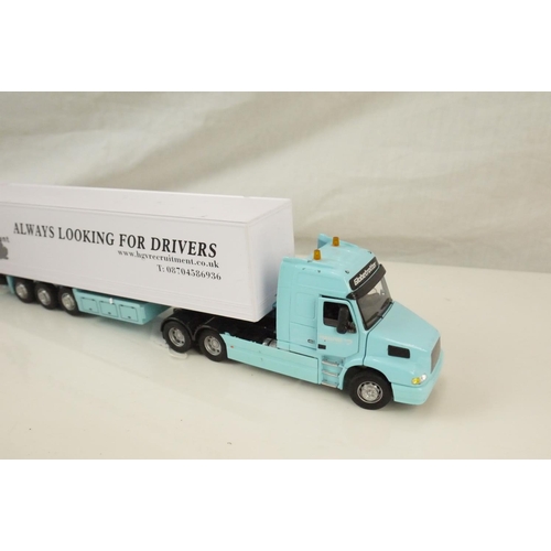 42 - Five boxed diecast haulage models to include 2 x Corgi Scammel Contractors, Esso Road Tanker, Carara... 