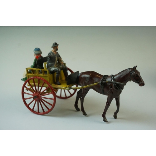 5 - Collection of early - mid 20th C tin plate and diecast models to include Wells O London tin plate, C... 