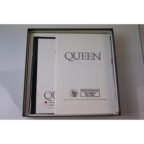 1 - Vinyl - Queen The Complete Works Box Set (GB 1) numbered 000391 14 LP's together with map and two bo... 