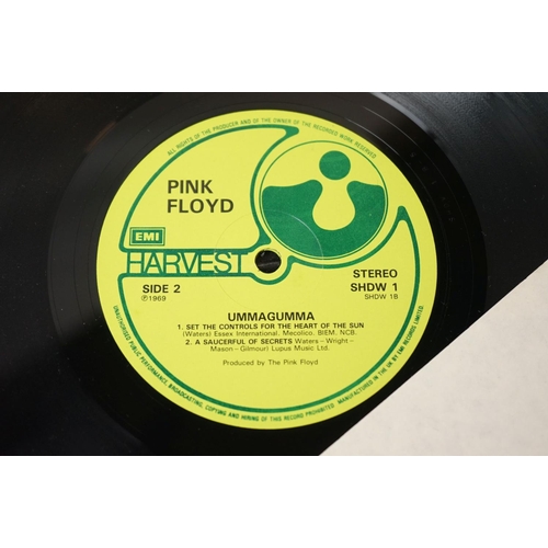 103 - Vinyl - Pink Floyd 2 LP's to include Ummagumma (SHDW 1) EMI on label, and Obscured By Clouds (SHSP 4... 