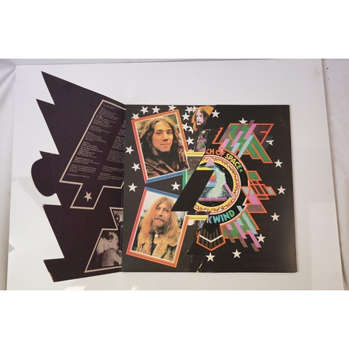 105 - Vinyl - Hawkwind In Search Of Space (UAG 29202) complete with log book.  Sleeve, Vinyl & Log Book EX