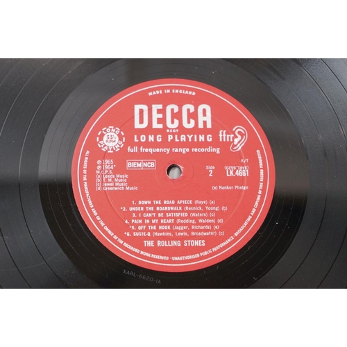 112 - Vinyl - Rolling Stones No.2 (Decca LK 4661) Red Decca unboxed label, Blind Man text.  Sleeve & Vinyl... 