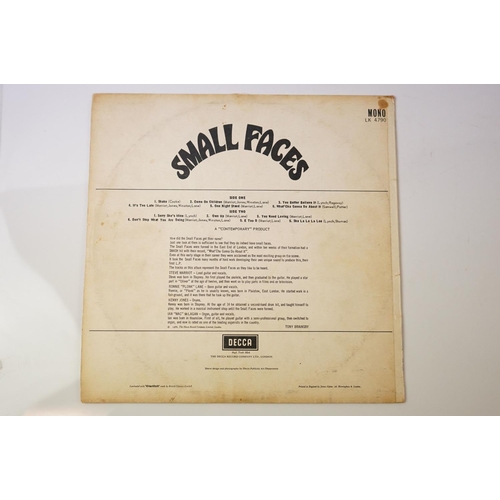 113 - Vinyl - Small Faces Self Titled (Decca LK 4790) Red Decca unboxed label.  Sleeve & Vinyl VG-