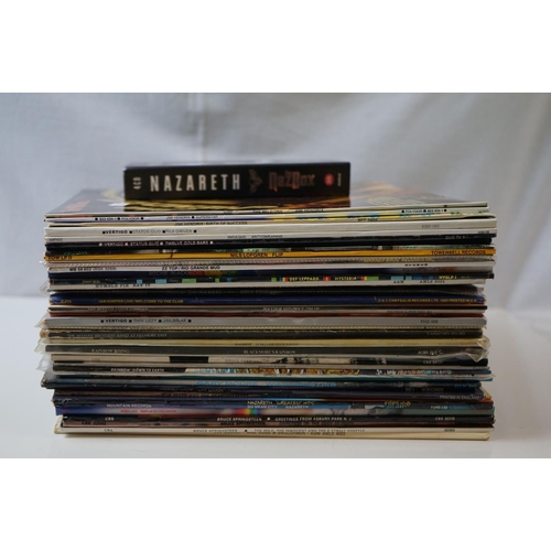 126 - Vinyl - Rock & Metal collection of over 30 LP's to include Jimi Hendrix, Thin Lizzy, Rainbow, ZZ Top... 