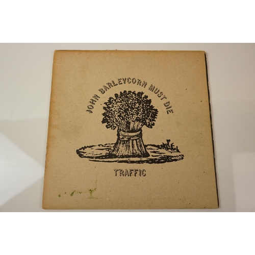 133 - Vinyl - Traffic 3 LP's to include John Barleycorn Must Die (ILPS 9116) stereo pink 'i' label, The Lo... 