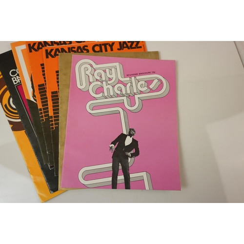 149 - Memorabilia - Small collection of Jazz concert programmes including Count Basie, Ray Charles, Kansas... 