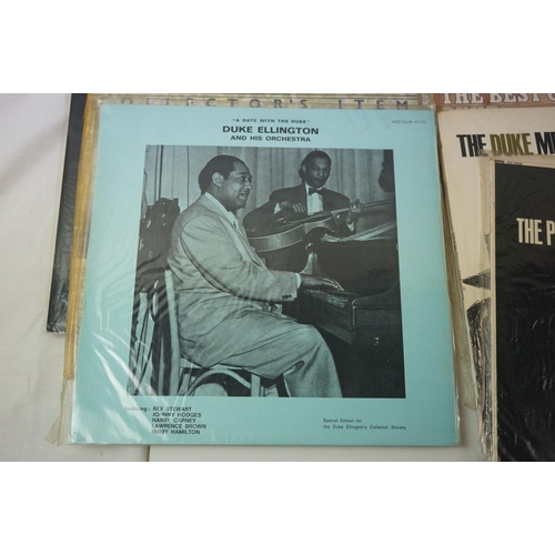 158 - Vinyl - Duke Ellington collection of 11 LP's spanning the years.  Sleeves & Vinyl VG+ overall