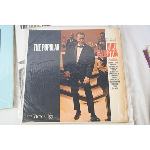 158 - Vinyl - Duke Ellington collection of 11 LP's spanning the years.  Sleeves & Vinyl VG+ overall