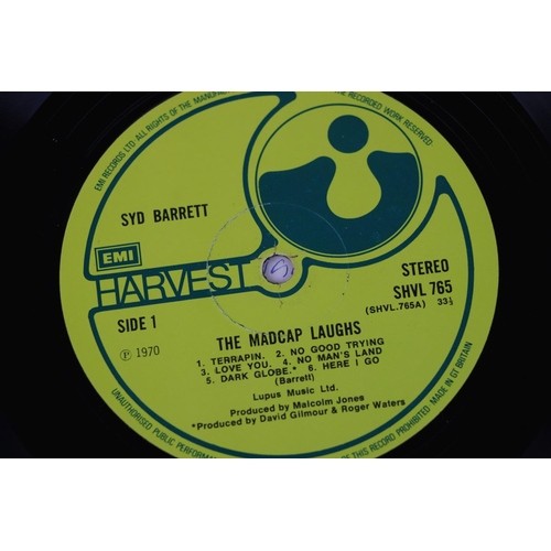 16 - Vinyl - Syd Barrett The Madcap Laughs (SHVL 765) EMI on label, gatefold sleeve.  Sleeve & Vinyl VG+