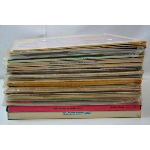 163 - Vinyl - Collection of approx 30 LP's mainly jazz but some other genres included.  Sleeves & Vinyl VG... 