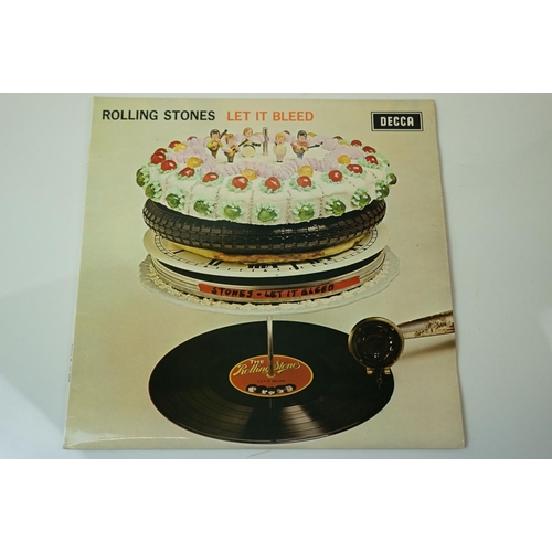 180 - Vinyl - Rolling Stones collection of 9 LP's to include Exile On Main St (no postcards, sleeve requir... 