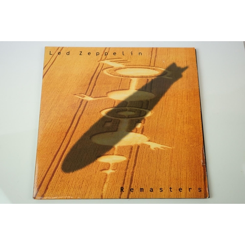 182 - Vinyl - Led Zeppelin Remasters (ZEP 1) 3 LP set in fold out sleeve, with black inners.  Sleeve & Vin... 