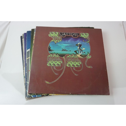 201 - Vinyl - Yes collection of 9 LP's to include The Yes Album, Yessongs, Yesterdays, Close To The Edge, ... 