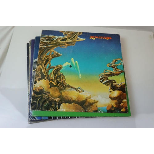 201 - Vinyl - Yes collection of 9 LP's to include The Yes Album, Yessongs, Yesterdays, Close To The Edge, ... 