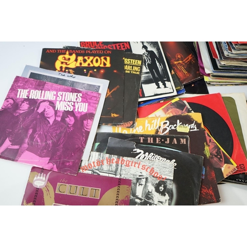 206 - Vinyl - Rock/Metal/Pop collection of approx 80 45's to include Thin Lizzy, Black Sabbath, The Who, F... 