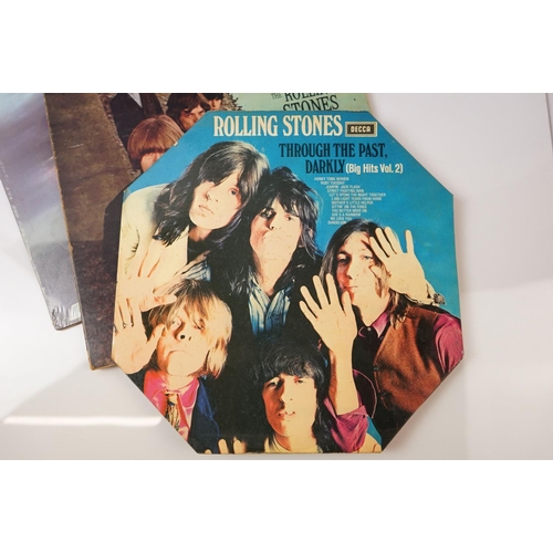 213 - Vinyl - The Rollings Stones 2 LP's to include Self Titled (LK 4605) mono sleeve VG- Vinyl GD needs p... 