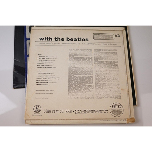 218 - Vinyl - The Beatles 4 LP's to include With The Beatles x 2 Stereo (PCS 3045) Parlophone Co Ltd plus ... 