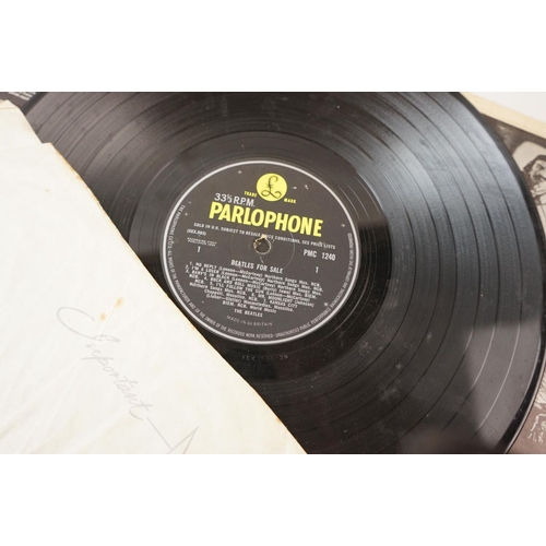 219 - Vinyl - The Beatles 7 LP's to include Rubber Soul (OMC 1267) no outer sleeve, A Hard Days Night (PMC... 