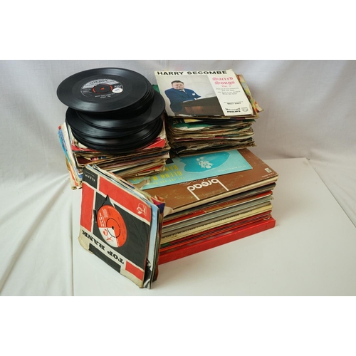 222 - Vinyl - Approx 25 LP's and over 100 45's spanning the genres and decades.  Condition varies consider... 