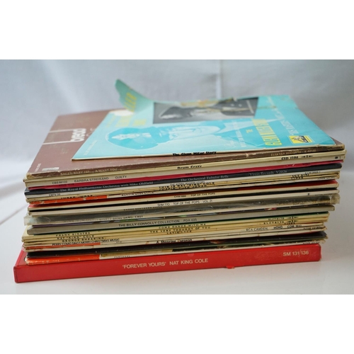 222 - Vinyl - Approx 25 LP's and over 100 45's spanning the genres and decades.  Condition varies consider... 