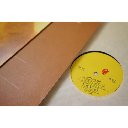 224 - Vinyl - The Rolling Stones 5 LP's to include Goats Head Soup, Stone Age, Metamophosis, Beggars Banqu... 