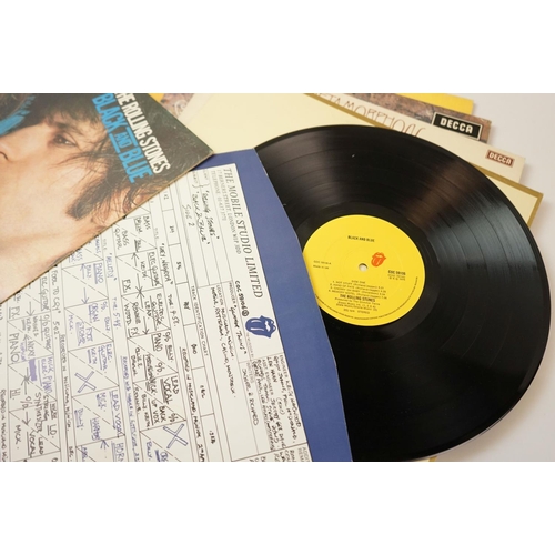 224 - Vinyl - The Rolling Stones 5 LP's to include Goats Head Soup, Stone Age, Metamophosis, Beggars Banqu... 