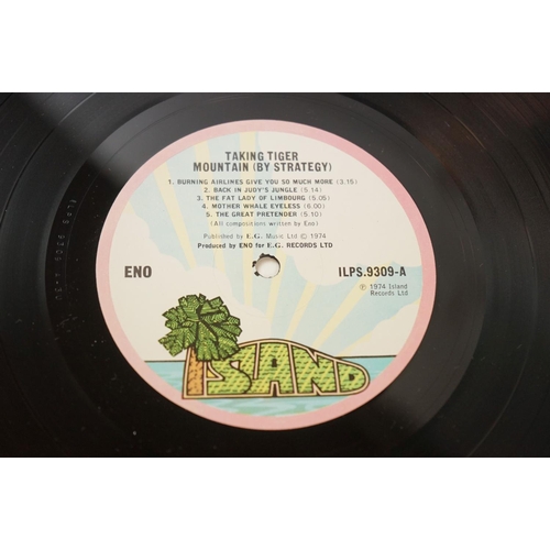 226 - Vinyl - ENO Taking Tiger Mountain (ILPS 9309) pink rim Island label.  Sleeve & Vinyl VG+