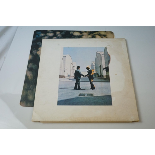 230 - Vinyl - Pink Floyd 3 LP's to include Wish You Were Here (SHVL 814), Obscured By Clouds (SHSP 4020) a... 