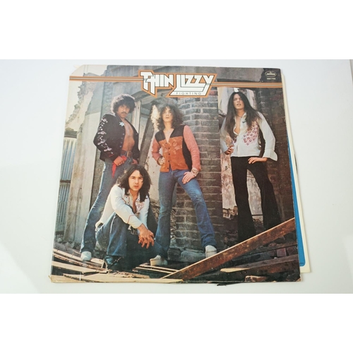 238 - Vinyl - Thin Lizzy / Phil Lynott 9 LP's to include Live and Dangerous, Chinatown, Renegade, Black Ro... 