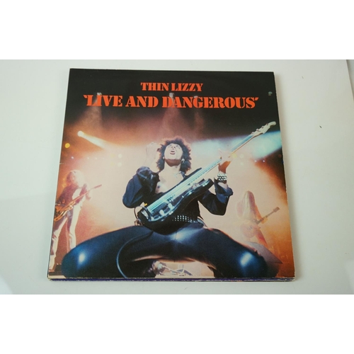 238 - Vinyl - Thin Lizzy / Phil Lynott 9 LP's to include Live and Dangerous, Chinatown, Renegade, Black Ro... 