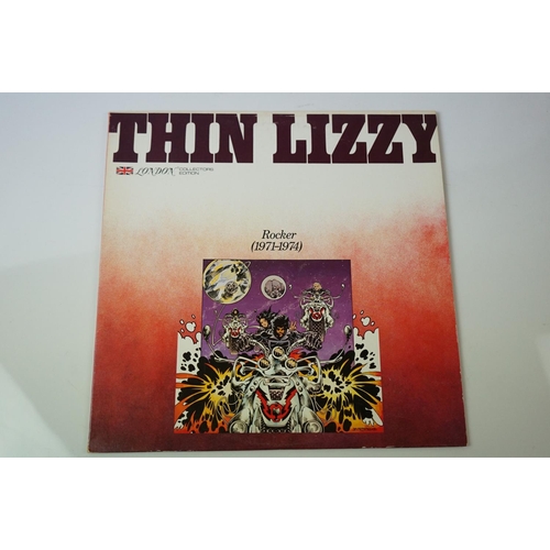 238 - Vinyl - Thin Lizzy / Phil Lynott 9 LP's to include Live and Dangerous, Chinatown, Renegade, Black Ro... 