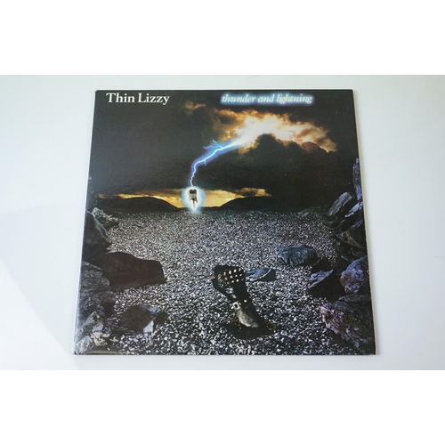 238 - Vinyl - Thin Lizzy / Phil Lynott 9 LP's to include Live and Dangerous, Chinatown, Renegade, Black Ro... 