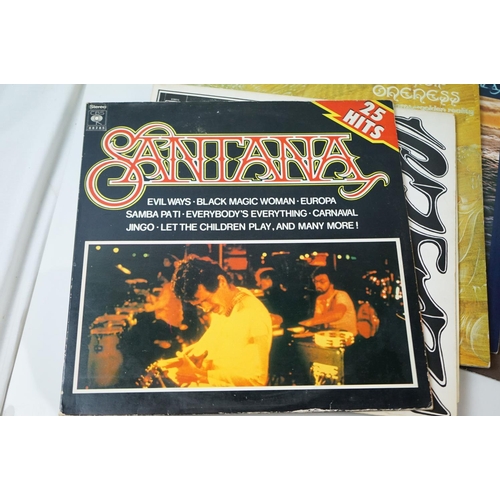 239 - Vinyl - Santana 5 LP's to include 25 Hits (CBS 88285), Self Titled, Oneness, Moonflower, and Greates... 