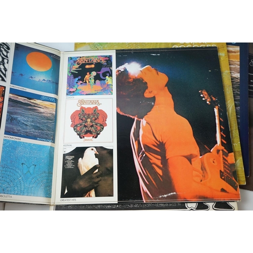 239 - Vinyl - Santana 5 LP's to include 25 Hits (CBS 88285), Self Titled, Oneness, Moonflower, and Greates... 