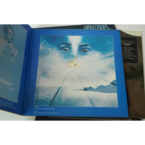 239 - Vinyl - Santana 5 LP's to include 25 Hits (CBS 88285), Self Titled, Oneness, Moonflower, and Greates... 