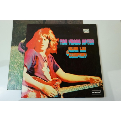 245 - Vinyl - Ten Years After 4 LP's to include Watt (Deram SML 1078), Recorded Live (CTY 1049), Alvin Lee... 