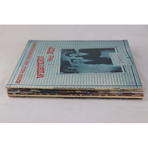 25 - Vinyl - Rock N Roll / Rockabilly collection of 9 LP's including Cadillac, Crazy Cavan, Eddie Cochran... 