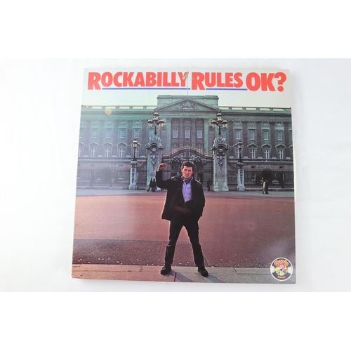 25 - Vinyl - Rock N Roll / Rockabilly collection of 9 LP's including Cadillac, Crazy Cavan, Eddie Cochran... 