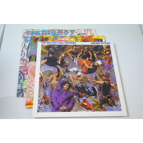 250 - Vinyl - The Red Hot Chili Peppers 4 reissue LP's to include Freaky Styley (SVLP 223) with insert and... 