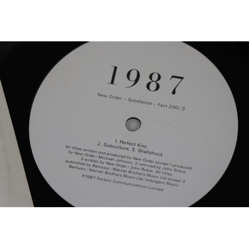 30 - Vinyl - New Order 2 LP's to include Substance 1987 (Fact 200) Sleeve & Vinyl VG+ and Technique (Fact... 