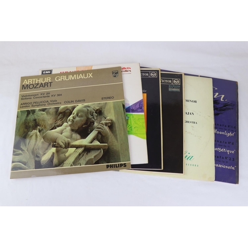 302 - .   CLASSICAL ALBUM RECORDS. -  6 RARE UK 1ST ED PRESSING CLASSICAL RECORDS:  1. ARTHUR GRUMIAUX Col... 